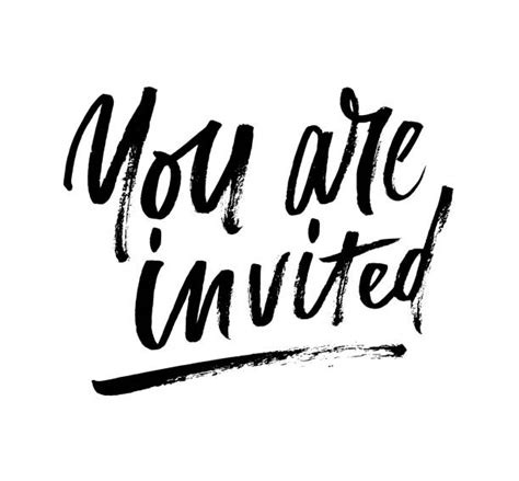 Youre Invited Type Stock Photos Pictures And Royalty Free Images Istock