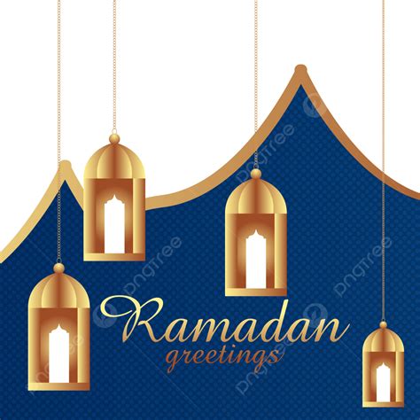 Ramadan Greeting Card Vector Hd Png Images Modern Realistic Ramadan