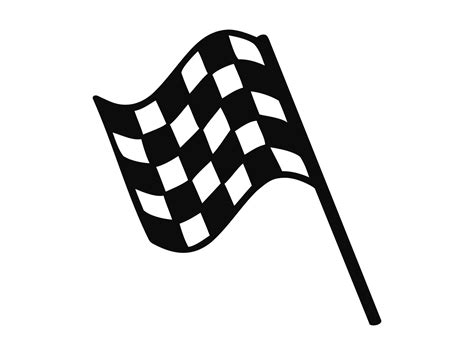 Racing Flag Svg Checkered Flag Svg Racing Clipart Tshirt Logo Etsy