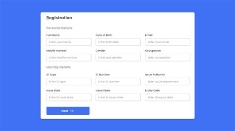 Responsive Registration Form In HTML CSS JavaScript YouTube