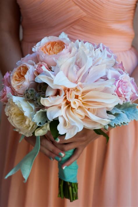 Jeff And Allison Had A Lovely Turquoise And Peach Wedding Wedding