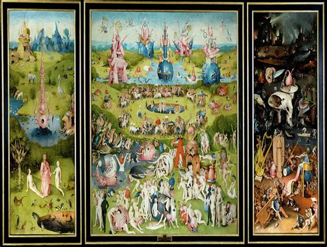 Hieronymus Boschs The Garden Of Earthly Delights Painting By Vintage