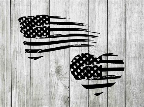 Distressed Flag svg USA svg American flag svg Distressed | Etsy in 2020