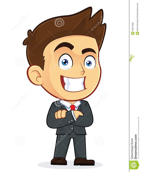 Businessman With Folded Hands Royalty Free Stock Photo