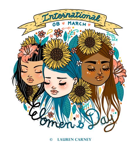 International women's day is celebrated in many countries around the world. lauren carney: International Women's Day