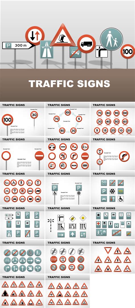 Traffic Signs Powerpoint Charts