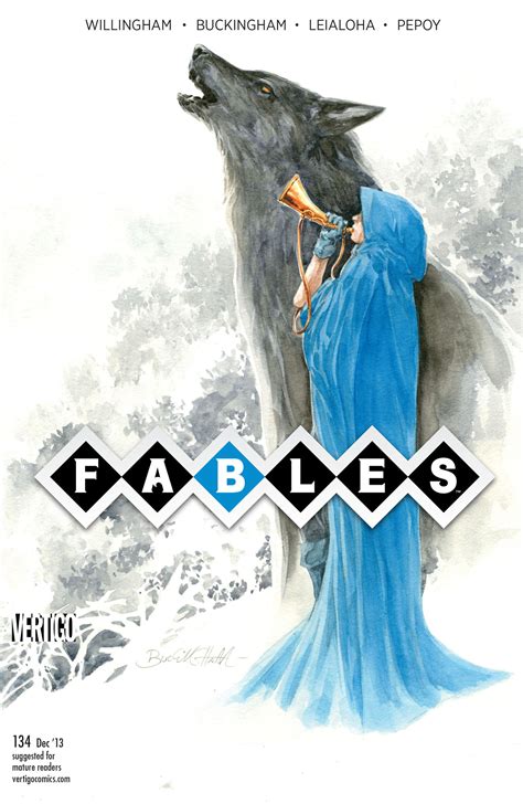 Fables Cover 134 By James Jean © Fables Comic Fables The Wolf