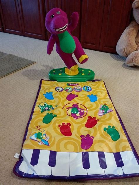 Barney The Dinosaur Move N Groove Dance Mat 2001 Fisher Price Singing
