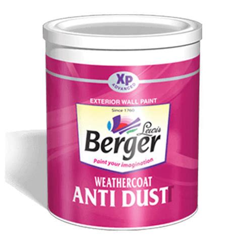 Berger Weather Coat Anti Dust Exterior Emulsion Paint 1 Ltr At Rs 260