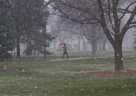 April Snowfall Interrupts Spring Tommiemedia