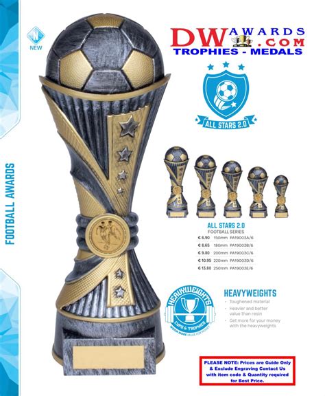 Dw Awards Soccer Trophies Football Medals
