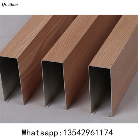 Other (ral) colours and surfaces with printing, e.g. Hot Sale Wooden Grain Aluminum False Baffle ceiling ...