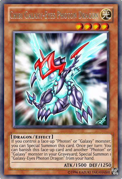 Creation Yugioh Dragon Cards Galaxy Eyes Custom Yugioh