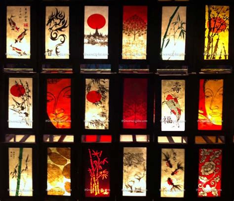 You can customize the lighting of the lamp. Asian Oriental Lamps, Oriental Style Table Lamp, Japanese ...