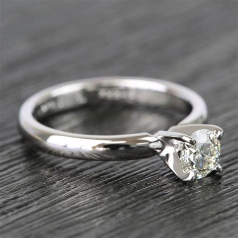 Classic Solitaire Half Carat Round Diamond Engagement Ring