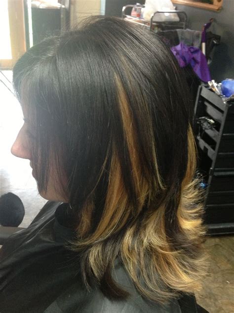 Blonde Hair With Brown Underlayer