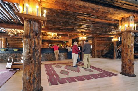 Old Faithful Inn Inside The Park Yellowstone National Park Wyoming Us