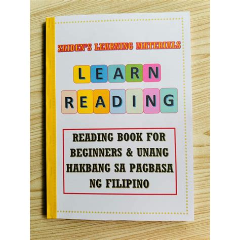 2 In 1 Book Reading For Beginner And Aklat Sa Pagbasa Ng Filipino