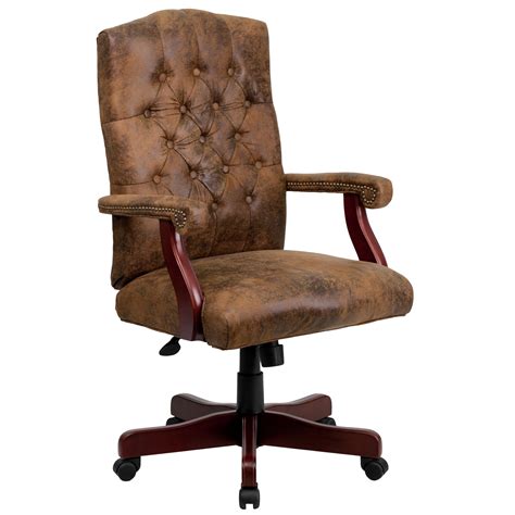 Upholstered Rustic Office Chairs At