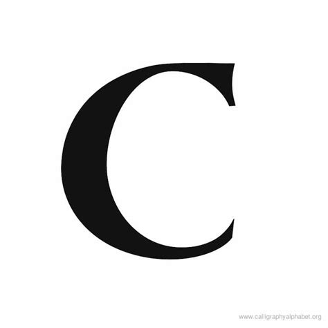 Caha · desire, loving, charming ; Calligraphy Alphabet C | Alphabet C Calligraphy Sample Styles