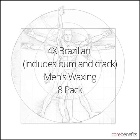 8 Pack Men S 4x Brazilian Wax Includes Bum And Crack Saving 220 Core Benefits Toowoomba