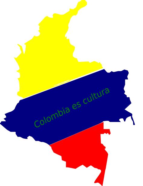 Clipart Mapa De Colombia