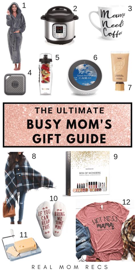 Gift for your girlfriend's mom. Gifts for Her: The Ultimate Busy Mom's Gift Guide! Must ...