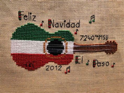 Feliz navidad is the title of this cross stitch pattern from blackbird designs that is stitched with weeks dye works (baked apple, bullfrog, chickpea, confederate gray, cranberry ice, gold, kris bon bon, olive, pecan, putty, stepping stone, teal frost, parchment). Ornament #6-(finished 03Jan13), Feliz Navidad from Casey ...