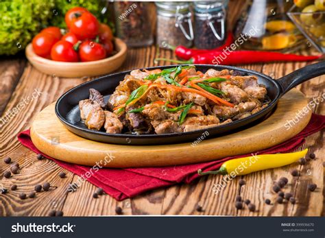 Beautiful And Tasty Food On A Plate Stock Photo 399936670 Shutterstock