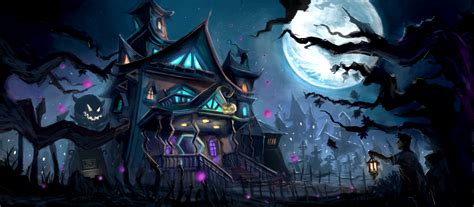The Haunted House By Anacathie On Deviantart