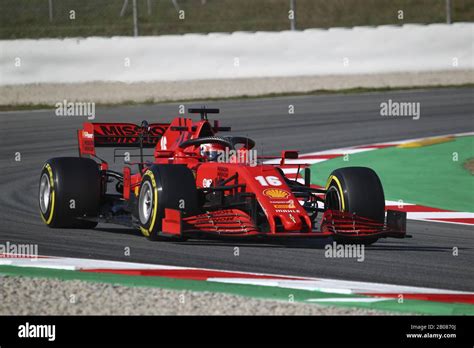Charles Leclerc Mon Scuderia Ferrari Sf1000 During Pre Season Testing