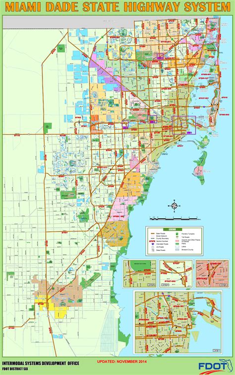 Get Map Of Miami Dade Cities Free Vector