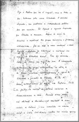 Estas são reproduções do primeiro manuscrito incompleto da Carta Testamento de Getúlio Vargas