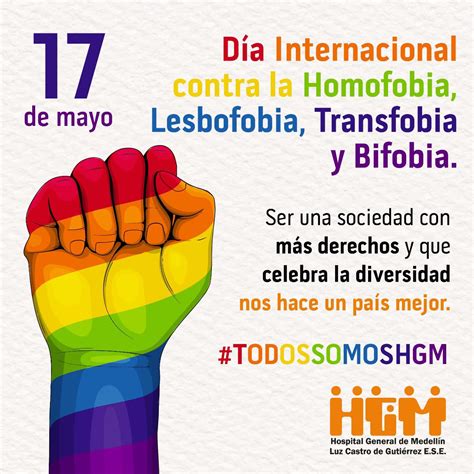 día internacional contra la homofobia lesbofobia transfobia y bifobia