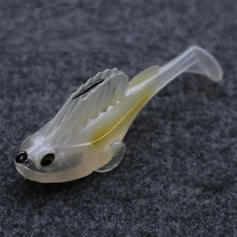 Cm G Goby Paddle Tail Swimbait Jig Head Hide Hook Design Fishing