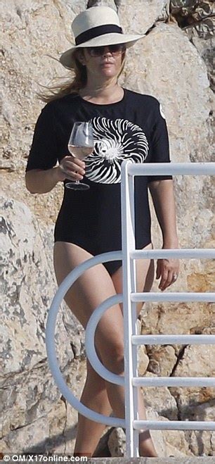 Drew Barrymore Shows Off Legs And Bum As She Enjoys Vacation In France