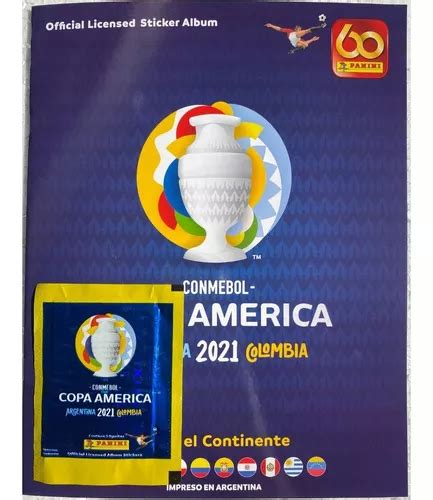 Figuritas Copa America 2021 Panini Album 20 Sobres