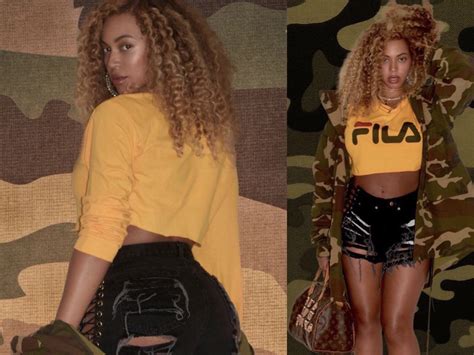 Beyoncés Still Bootylicious Flexes Curves In New Fila Pics