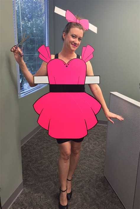 Diy Paper Doll Halloween Costume For Work