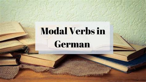 6 Must Know German Modal Verbs in Present Tense | Learn german, German, Verb