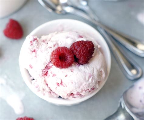 Fresh Raspberry Homemade Ice Cream Babes Baker