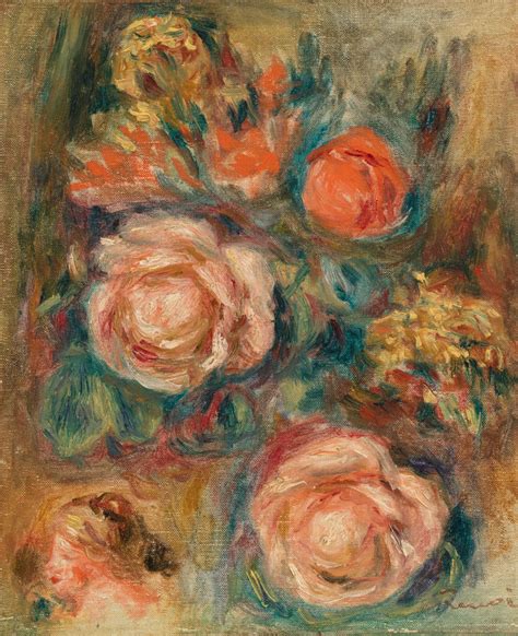 Pierre Auguste Renoir Bouquet Of Roses