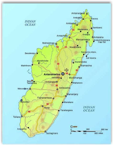 Madagascar Mapas Geográficos De Madagascar Geografia Total