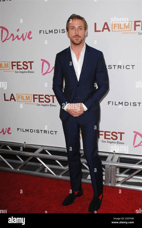 Ryan Gosling At Arrivals For Drive Premiere Regal Cinemas La Live Stadium 14 Los Angeles Ca