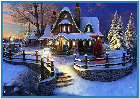 Download White Christmas 3d Screensaver And Animated Wallpaper By