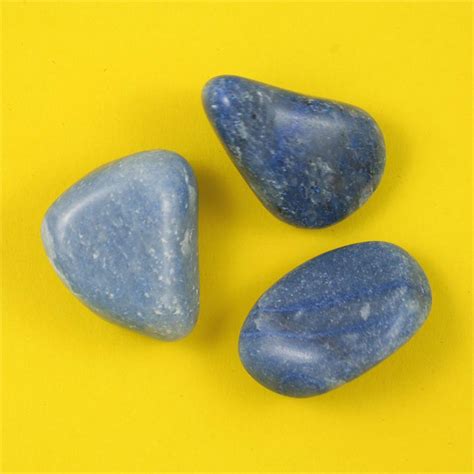 Blue Quartz Tumbled And Polished Gemstones
