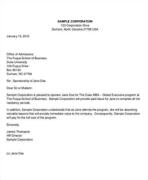 Letter of financial support from parent company template. letter of support sample Hervorragend Letter Of Support ...