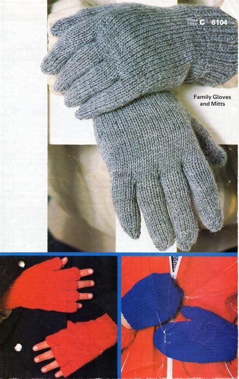 Pin On Vintage Adult Gloves Hats Socks Knitting Patterns Knit