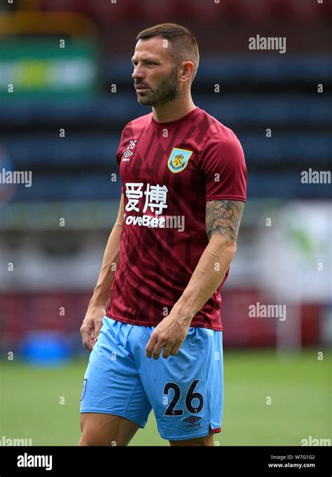 Burnley S Phil Bardsley Stock Photo Alamy