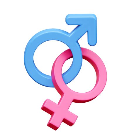 3d Gender Symbol Sign 18922122 Png